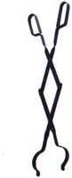 Homebasix Fireplace Tongs 26", Black...