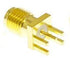25PCS SMA Female PCB Panel Edge Mount Plug with 4 Pins Stand Straight Connector RF Coax Coaxial Adapter...