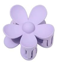 1Pc Purple Hair Claw Clips,Hair Accessories,Flower Shaped Plastic Jaw Clips Anti-scratch Smell-less Useful Hold Tightly Purple Clips and Barrettes...
