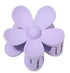 1Pc Purple Hair Claw Clips,Hair Accessories,Flower Shaped Plastic Jaw Clips Anti-scratch Smell-less Useful Hold Tightly Purple Clips and Barrettes...