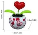 Solar Dance Flower, Solar Powered Dancing Flower | Desk, Window, Or Car Decoration Gift | Fun Swinging Solar Flower, Solar Power Kits, 1 Pc...