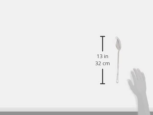 Winco BSOT-13 Solid Stainless Steel Basting Spoon, 13-Inch,Medium...