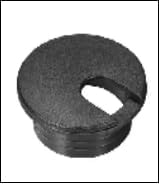 1Pc Black Desk Cable Wire Grommet Cord, PC Computer Desk Plastic Grommet Cord, Tidy Cable Hole Cover Organizers Grommet Kits Grommets (38 mm/ 1.5 ...
