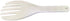 White Jumbo Large Plastic Rice Paddle Spatula Scoop Fork-Like, 10.63" (27 cm) Long, Serving Spoons?Rice and Potato Servers...