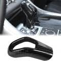Shifter Knob,Carbon Fiber Style Car Gear Shift Knob Cover Trim for Land Rover Range Rover Sport 2014-2017...