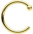 Body Candy Tiny Nose Ring Hoop 20 Gauge 1/4" Solid 14k Yellow Gold Nose Hoop Xtra Small Diameter...