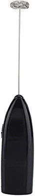 Black Milk Frother Handheld, Automatic Milk Foam Maker for BulletCoffee, Matcha, Stainless Steel Whisk Battery Operated Drink Mixer Blender Practi...