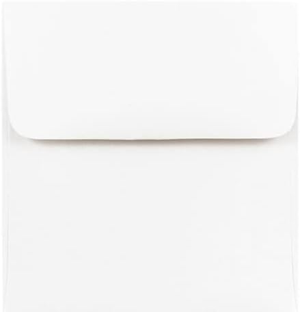 Square Envelopes Die Cut Greeting Envelopes Fits 5.5 x 5.5 Inch Cards, White 20 Pack, Bright White, 5.5x 5.5 Inches...