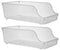 TAVERNIT Plastic Refridgerator Storage Bin Dispenser Fridge Organizer Pull Out Container Drawer...