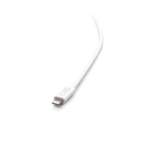 6ft (1.8m) USB-C® Male to Lightning Male Sync and Charging Cable - White...