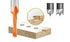 Amana Tool - 305005 Carbide Tipped Brad Pt. Boring Bit L/H 5mm Dia x 57mm Long x 10mm Sh...