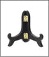 1Pc Black Wooden Plate Display Stands Picture Easel Holder Stand Decorative Wood Library Decor Display Easels Display Stands for Display Picture F...