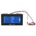 Multimeter, YB5142DM 0-500V Intelligent Digital LCD Display AC Voltage Current Tester Meter (AC20A Direct Measurement)...