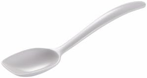Mini White Melamine Spoon, Set of 2 by Gourmac...