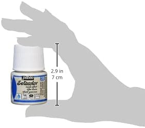 Pebeo Suede Effect Setacolor Fabric Paint, 45ml, Antique White...