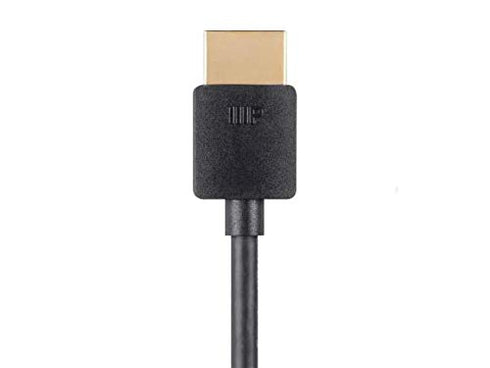 Monoprice - 124185 High Speed HDMI Cable - 4 Feet - Black| Certified Premium, 4K@60Hz, HDR, 18Gbps, 36AWG, YUV, 4:4:4 - Ultra Slim Series...