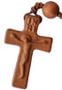 Sine Cera Light Jujube Wood 5 Decade Catholic Rosary, Double-sided Laser Engraved Centerpiece, Smooth 8/10mm Beads...