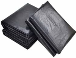 100pcs Black Disposable Clean Garbage Bags Not Leak Bulk Plastic Home Kitchen Office Saving Recycled Trash Bag Outdoor Travel Dinner Hotel Restaur...