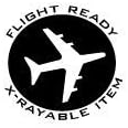 Airline safe plastic temporary travel cremation urn for human ashes, TSA approved for airplane air travel, full size adult 200 cubic inches, Funer...