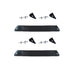 2Pcs Black Stroller Footrest Replacement Adjustable Stroller Extension Footboard Strollers and Accessories for Babies Pushchair Seat Liners, Baby ...