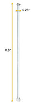 EISCO 10PK Glass Stirring Rods, 11.8" - Spade & Button Ends, 6mm Diameter - Excellent for Laboratory or Home Use - Borosilicate 3.3 Glass...