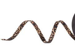 Satin Leopard Print Ribbon Double Face 1/4 x 15 feet...