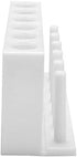 Hilitand Test Tube Rack, 6 Holes 6 Slots Plastic Test Tube Holder Storage Stand for Drying Less Than 25mm Tubes White...