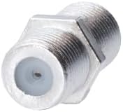 Cctv4Less F81 F-Type Female to Female Coupler, 4GHz RG6 Coaxial Cable Extension Connector Adapter for TV and Satellite - 20 Pack...