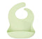 Silicone Baby Bib BPA Free Easy Clean up (Set of 3) (Green, Brown, Gray)...