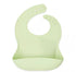 Silicone Baby Bib BPA Free Easy Clean up (Set of 3) (Green, Brown, Gray)...