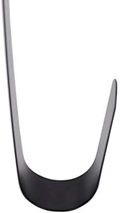 Sattiyrch 15" Wreath Hanger for Front Door,Sturdy Steel Wreath Door Hanger,Over The Door Hanger Hook (Black,1)...