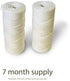 Ohm Earth’s Ohm Floss Refill – Natural Biodegradable Silk Dental Floss for Refillable Bamboo/Steel Holder, Natural Candelilla Wax, 100% Compostabl...