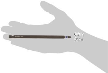 Irwin Tools 1837483 Impact Performance Series Square Recess Power Bit #2, 6"...