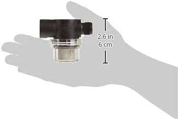 Shurflo 255-213 1/2" MNPT x FNPT Inline Strainer for 2088 Series Pumps...