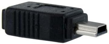 StarTech.com Micro USB to Mini USB 2.0 Adapter - Micro USB (f) to Mini USB (m) (UUSBMUSBFM) Black...