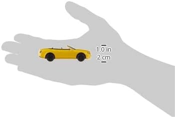 Siku 1507, Bentley Continental GT V8 Convertible, Metal/Plastic, Yellow, Toy car for Children...