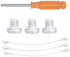 Anti-Drop Chain for Arlo Pro 4/Arlo Pro 3/Arlo Ultra - Prevent from Falling/Stolen - Weatherproof Indoor and Outdoor Safety Equipment (3-Pack)...