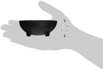 Winco Molcajete Salsa Bowls, 4-Ounce Bowls, Black, Set of 4...