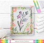 Waffle Flower Additional A2 Layers Die – 16 Panel Mat Layer Dies (4-1/8" x 5-3/8" Down) 1/8” min. Border Between Next-Door Layers; 1/16” min. Bord...