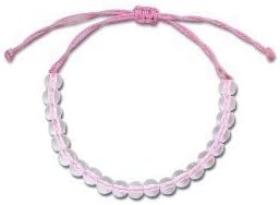4Pcs Boho Adjustable String Braided Bracelets Handmade Weaving Rope Clear Crystal Seed Beaded Ocean Bracelet for Women Men Unisex Healing Power Je...