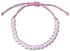 4Pcs Boho Adjustable String Braided Bracelets Handmade Weaving Rope Clear Crystal Seed Beaded Ocean Bracelet for Women Men Unisex Healing Power Je...