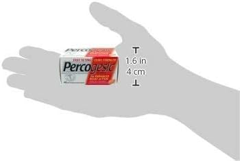 Percogesic Aspirin Free Pain Relief Tablets, Extra Strength, Acetaminophen and Diphenhydramine, 40 ct (Pack of 1)...