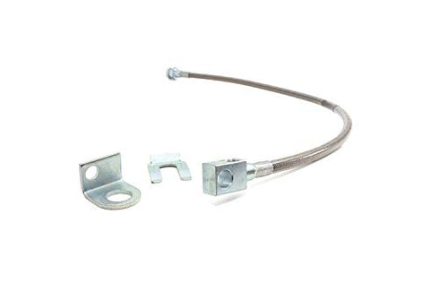 Rough Country Rear Stainless Steel Brake Lines for 87-06 Jeep TJ/YJ/XJ - 89703...