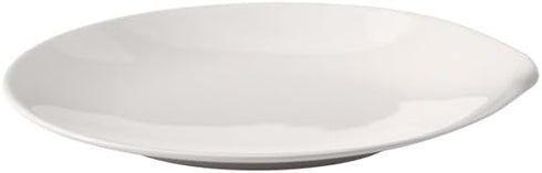 Villeroy & Boch Flow Salad Plate, 9 x 8.5 in, Premium Porcelain, White...