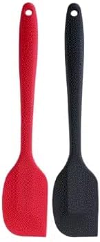 Get It Right Premium Silicone Spatula -Red color Non-Stick Heat Resistant Kitchen Spatula - Perfect for Baking, Dishwasher Safe Utensils, Cooking,...