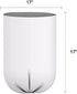 1.2 Gallon Small Trash Bags, Wastebasket Trash Bags for office, Home Waste Bin Trash Can Liners Pet Waste Bags Disposal Bags(Clear, 250 Counts/5 R...
