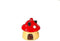 Mushroom House Garden Accessories Miniatures Fairies Gnome Figures Resin Garden Mushroom House Figures Fake Pond Lawn Bridge Figurines Terrarium O...