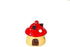 Mushroom House Garden Accessories Miniatures Fairies Gnome Figures Resin Garden Mushroom House Figures Fake Pond Lawn Bridge Figurines Terrarium O...