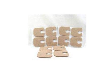 Aetna Foot Products - Adhesive Felt U-Shaped Callus or Toe Pads, Pack of 100, 1/8" Thick...