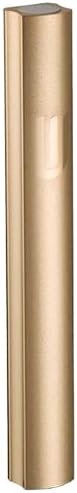 Mezuza Aluminum Waterproof Case Peel & Stick Easy Installation Home Blessing (Gold, 5inch)...